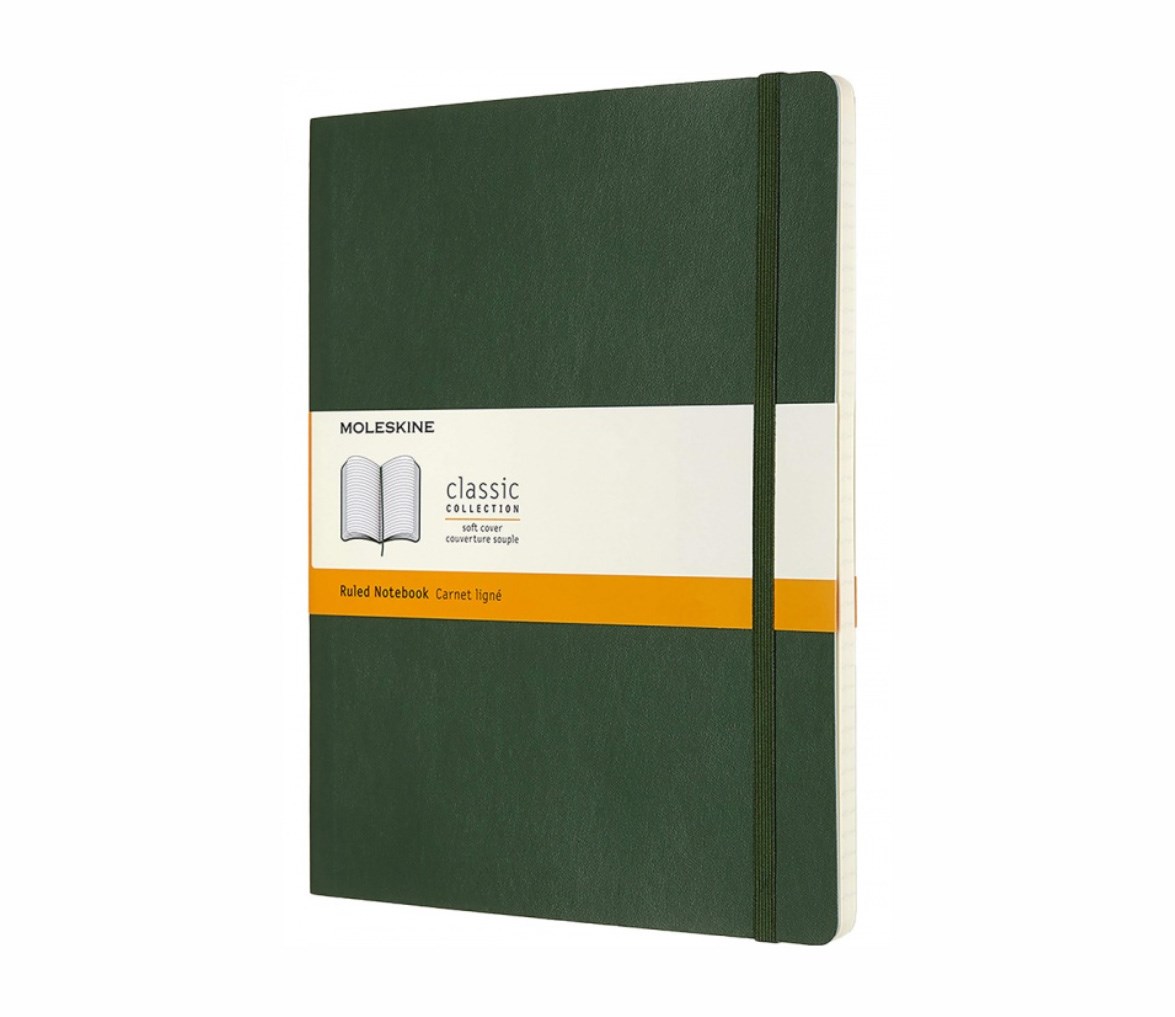 MOLESKINE Notes Classic XL, Myrtle Green, 192 Stron — zdjęcie 1 z 5