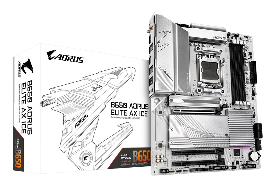 Płyta główna Gigabyte B650 AORUS ELITE AX ICE — zdjęcie 1 z 4