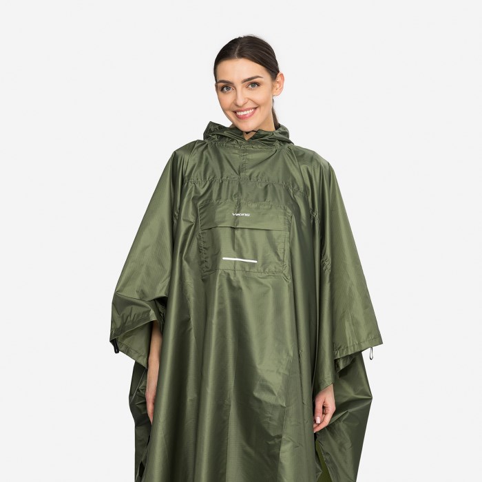 Poncho przeciwdeszczowe VIKING Vesper Backpack zielone — zdjęcie 1 z 5
