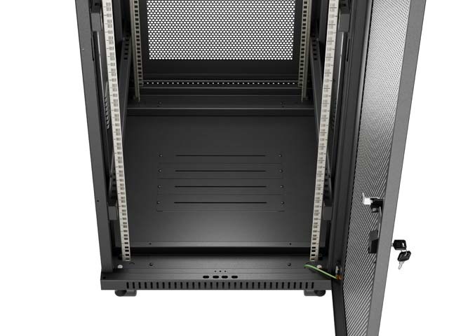 LANBERG SZAFA RACK STOJĄCA 19" 24U CZARNA — zdjęcie 1 z 8