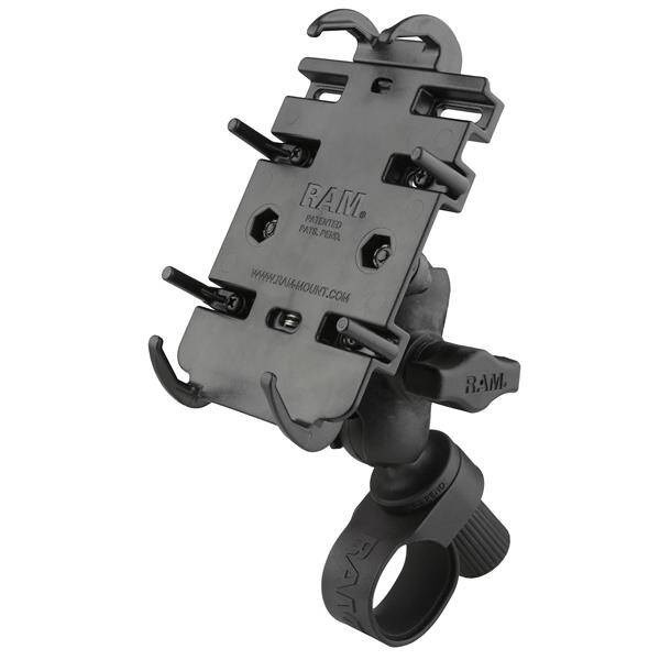 Uchwyt na telefon RAM® Quick-Grip™ z podstawą kierownicy — zdjęcie 1 z 4
