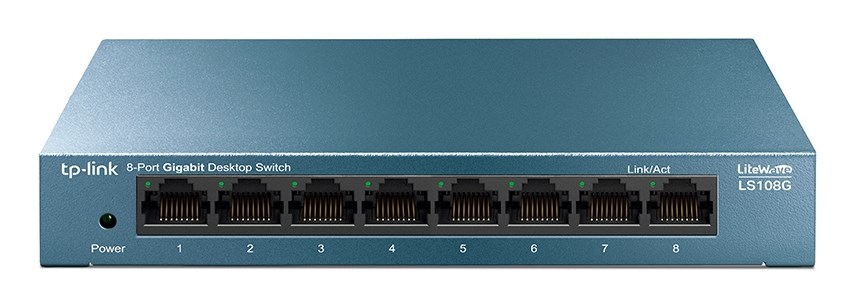 Switch TP-LINK TL-LS1008G 8 Portów 1000Mbps — zdjęcie 1 z 7