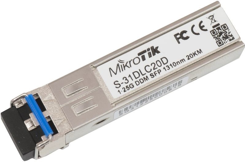 Wkładka SFP Mikrotik S-31DLC20D 1.25G Dual LC
