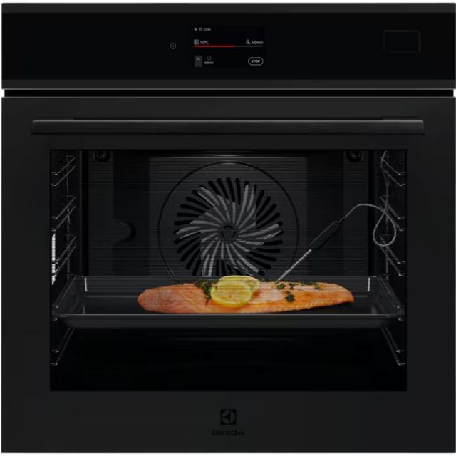 Piekarnik parowy ELECTROLUX EOB9S3XT czarny mat matowy MealAssist SteamPro termosonda AI Taste Assist asystent gotowania Connected Cooking zdalne sterowanie — zdjęcie 1 z 5