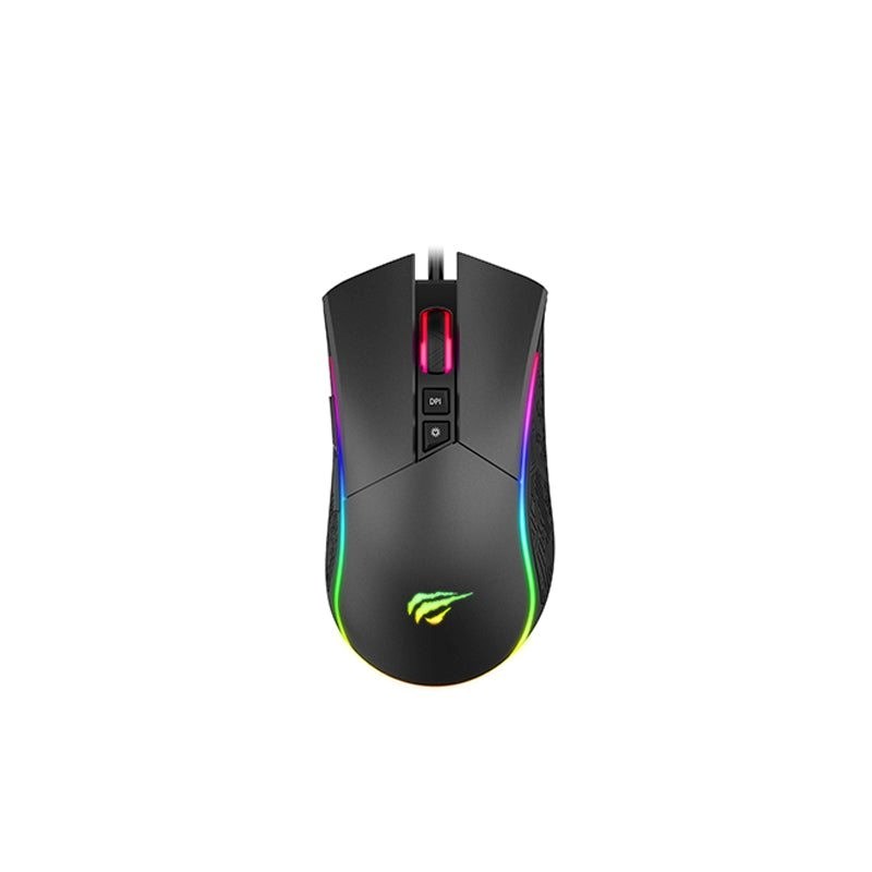 Mysz gamingowa Havit MS1001S V2 (czarno-szara) — zdjęcie 1 z 5