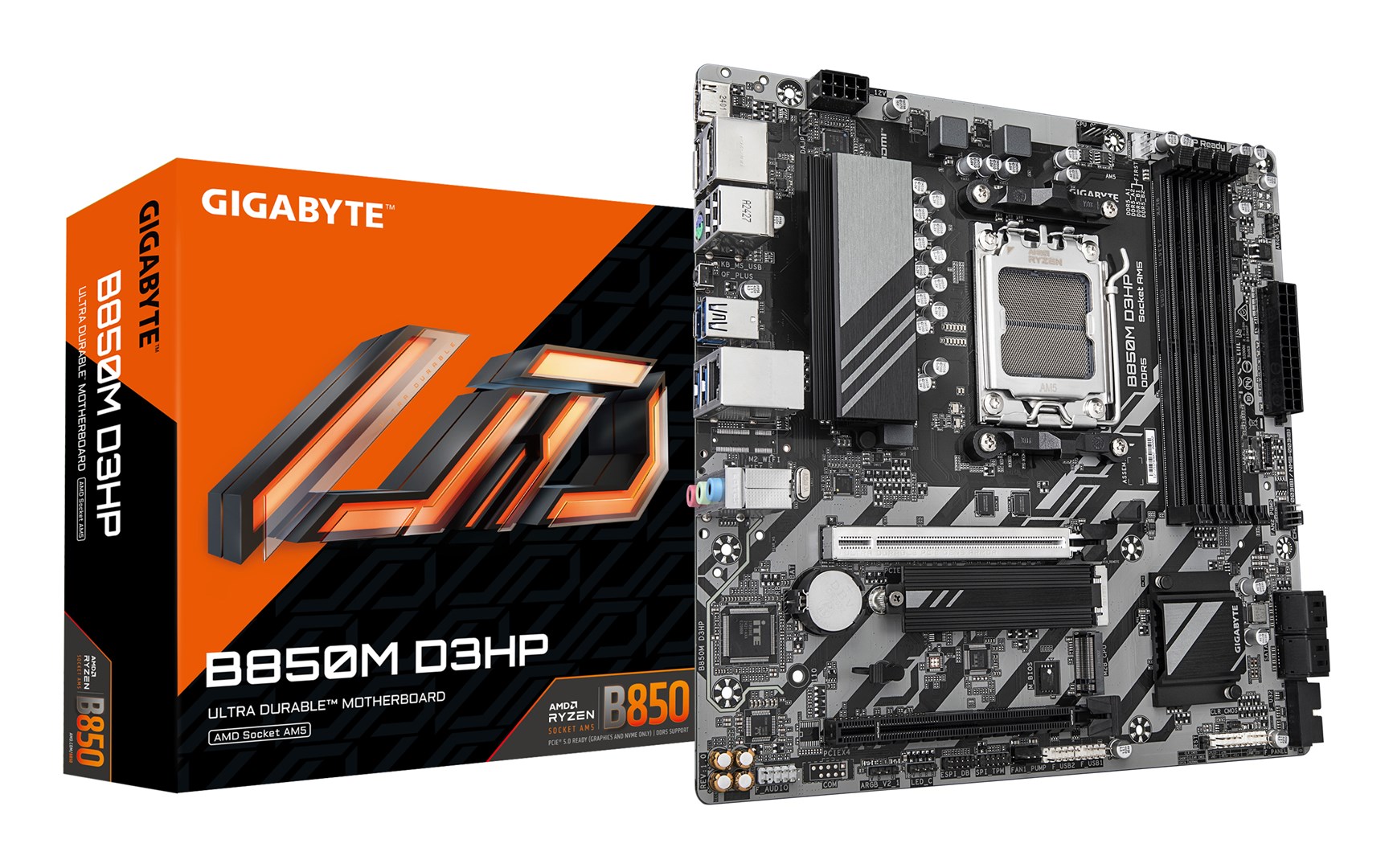 Płyta główna Gigabyte B850M D3HP Socket AM5 — zdjęcie 1 z 4
