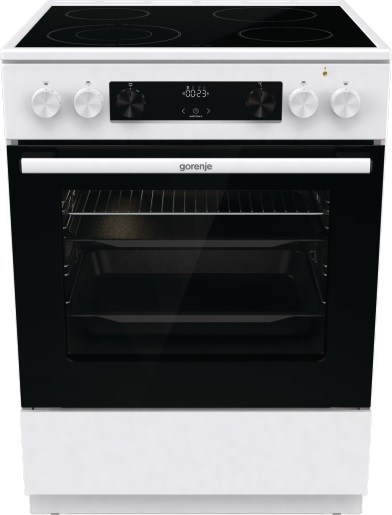 Kuchnia GORENJE GECS6C70WC - Wolnostojąca, Biała/Czarna — zdjęcie 1 z 8