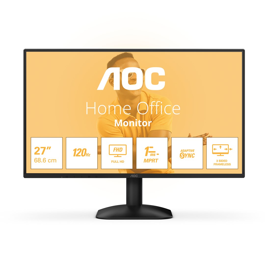 MONITOR AOC LED 27" 27B31H 120Hz — zdjęcie 1 z 8
