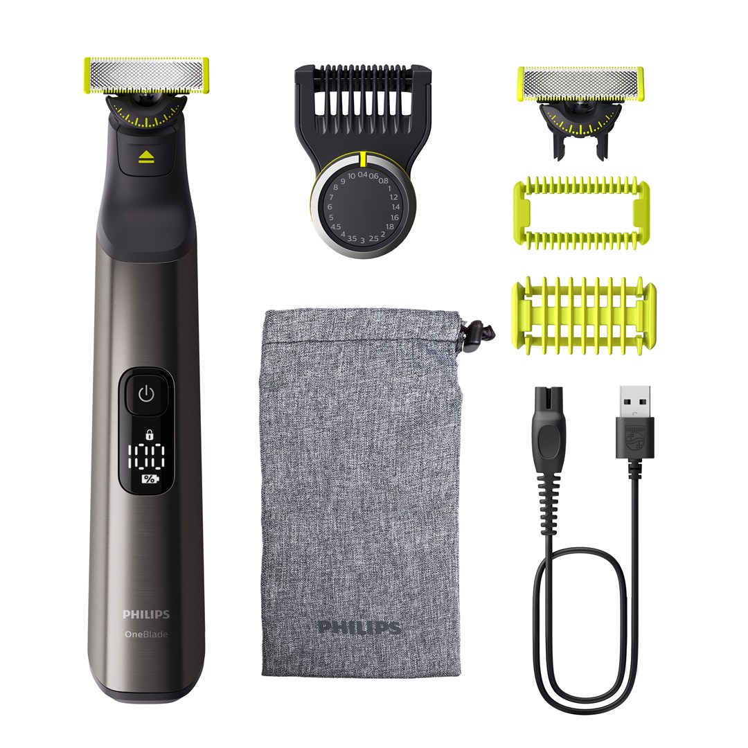Golarka PHILIPS OneBlade Pro QP 6552 Chromowy