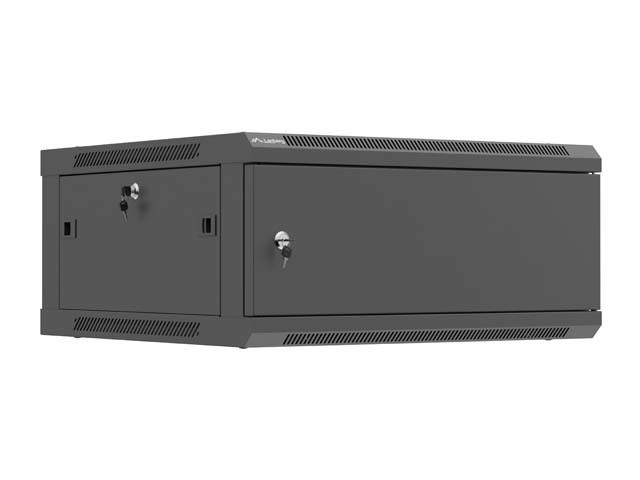 LANBERG SZAFA INSTALACYJNA RACK 19" 4U CZARNA — zdjęcie 1 z 8