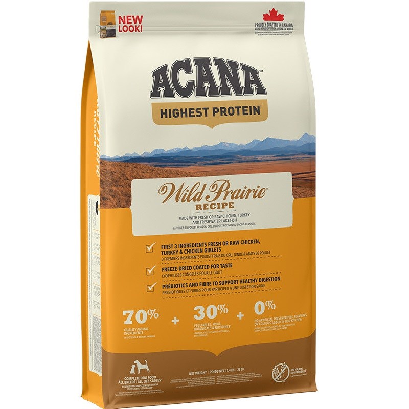 ACANA Wild Prairie Dog 11,4kg - Bezglutenowe, Bez Barwników — zdjęcie 1 z 2