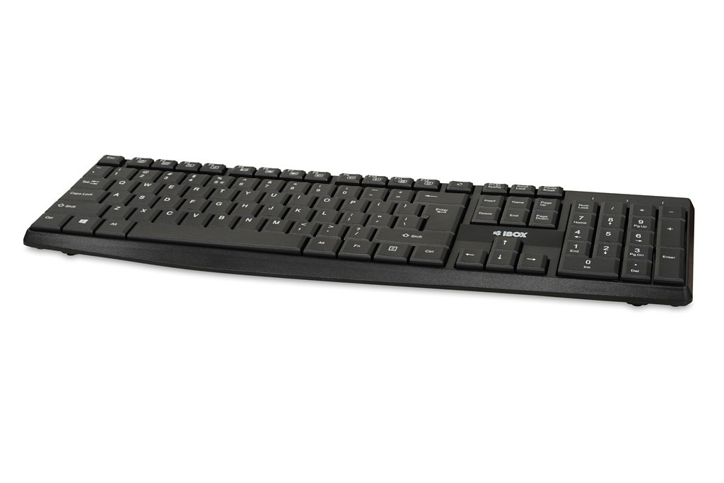 IBOX KLAWIATURA PRZEWODOWA ERIS, BLACK — zdjęcie 1 z 7