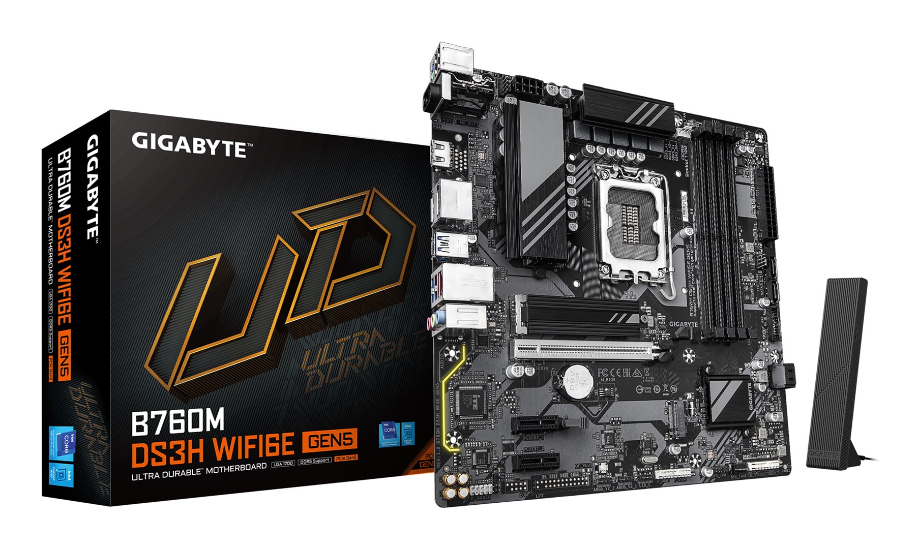 Płyta główna Gigabyte B760M DS3H WF6E GEN5 — zdjęcie 1 z 4