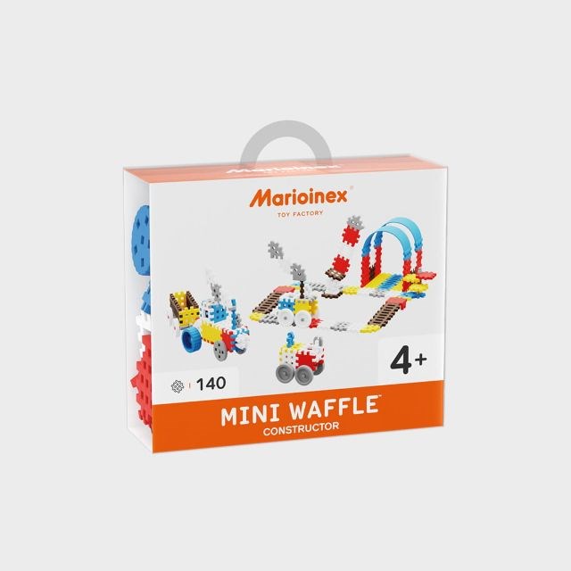 Klocki konstrukcyjne Marioinex Mini Waffle, 140 szt. — zdjęcie 1 z 3