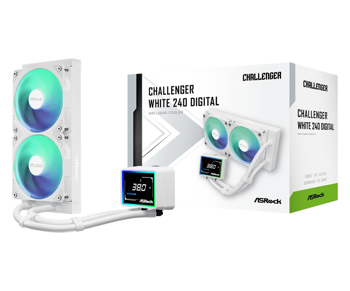 Chłodzenie ASRock Challenger White 240 Digital — zdjęcie 1 z 8
