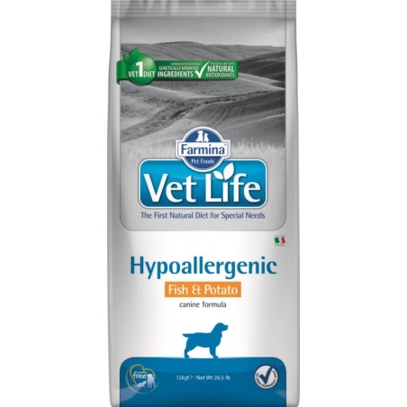 FARMINA Vet Life Hypoallergenic Fish & Potato Canine - 12 kg