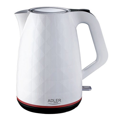 Czajnik Adler AD 1277 2200W 1.7l Biały — zdjęcie 1 z 7