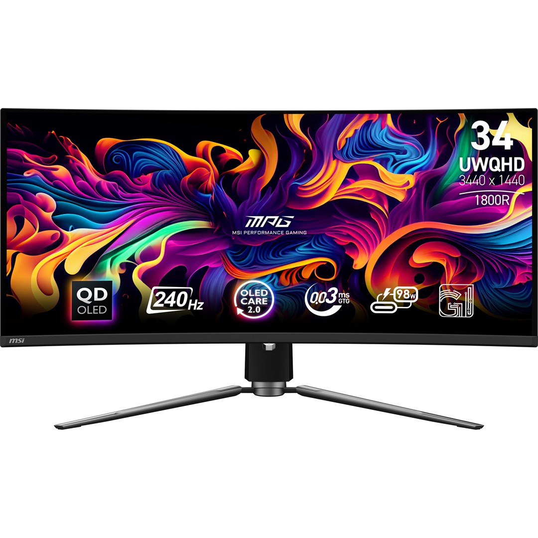 MSI Monitor 34" MPG 341CQPX QD-OLED — zdjęcie 1 z 8