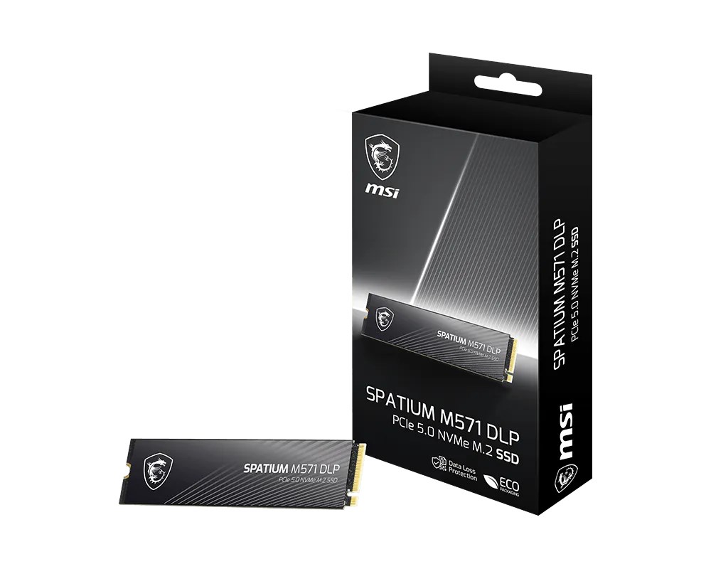 Dysk SSD MSI SPATIUM M571 DLP PCIe 5.0 NVMe
