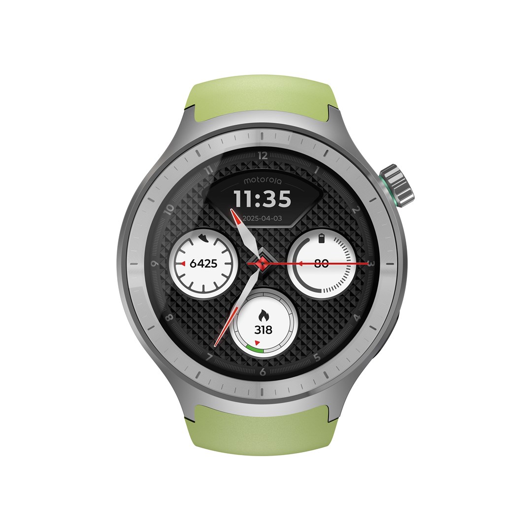 Motorola Moto Watch 512MB Silver + Herbal Garden_Silicone — zdjęcie 1 z 6