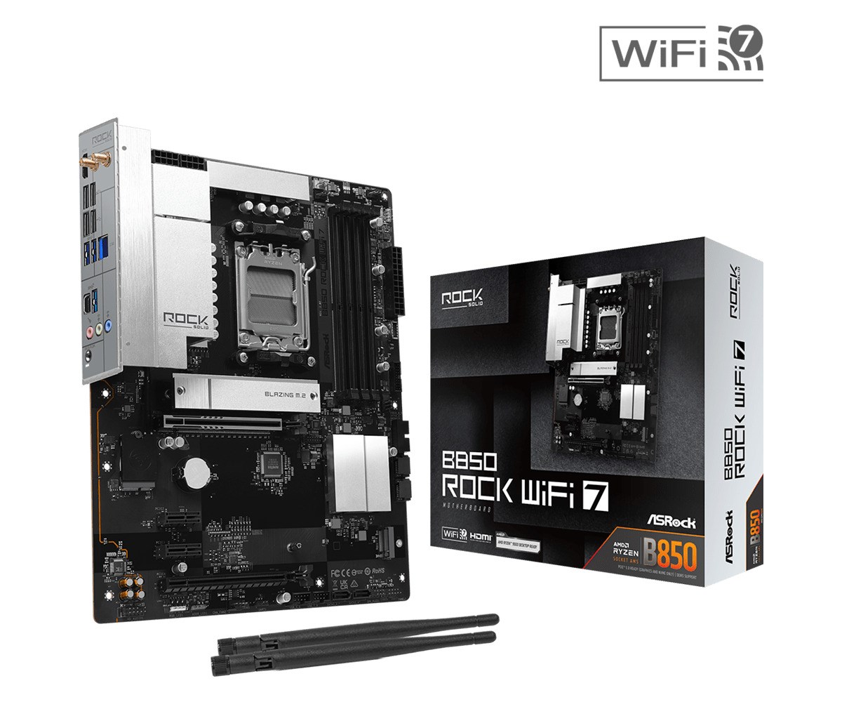 Płyta główna Asrock B850 ROCK WIFI 7 Socket-AM5 — zdjęcie 1 z 5