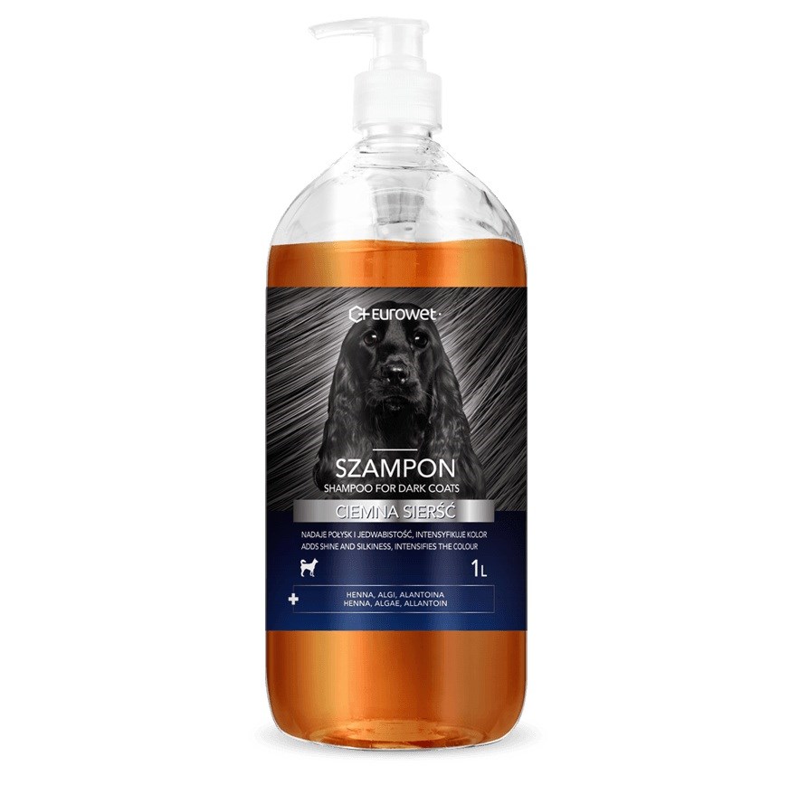 Eurowet Szampon Ciemna sierść 1l