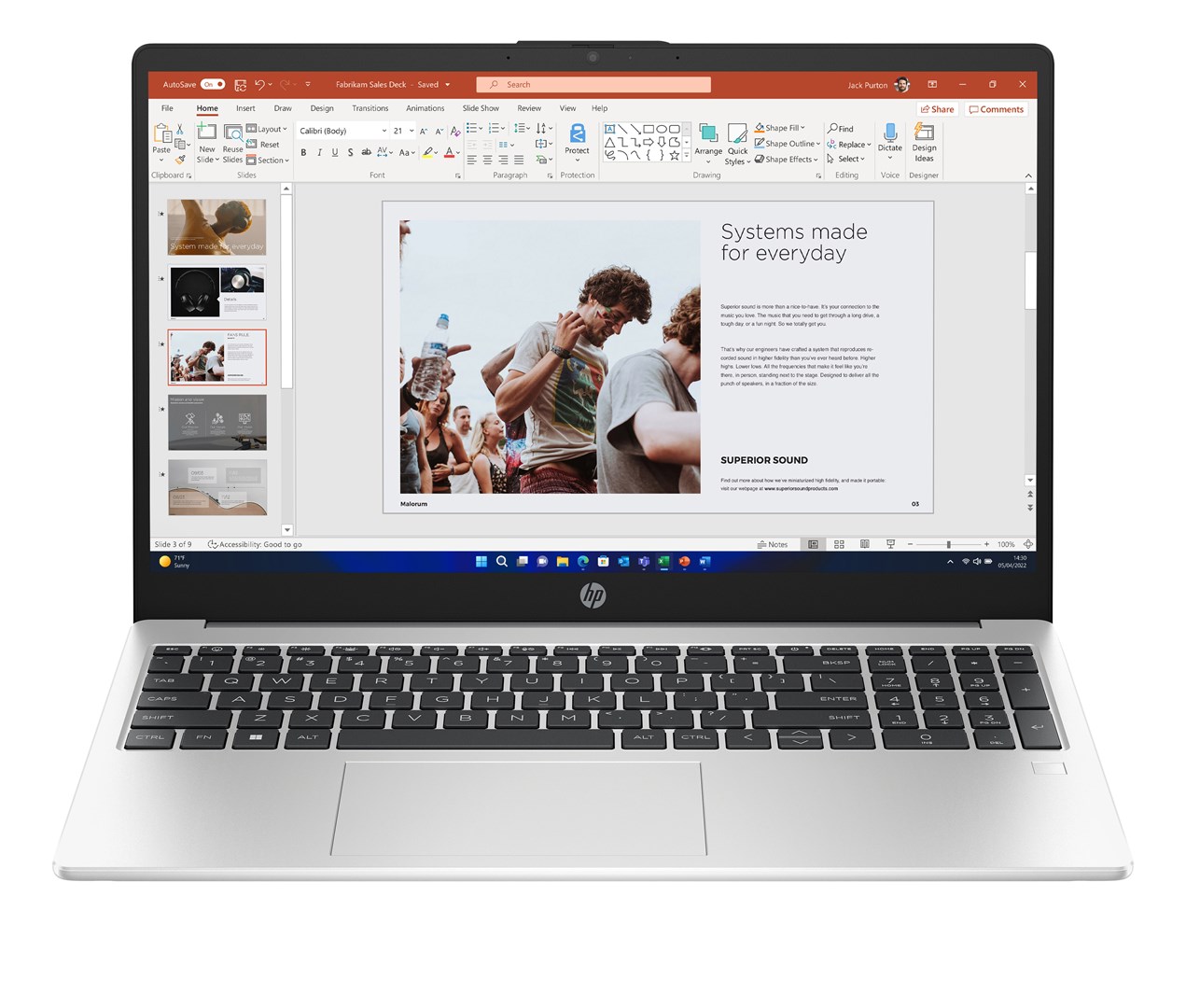 HP 250 G10 i5-1334U 15,6" FHD IPS 16GB 512GB SSD — zdjęcie 1 z 5