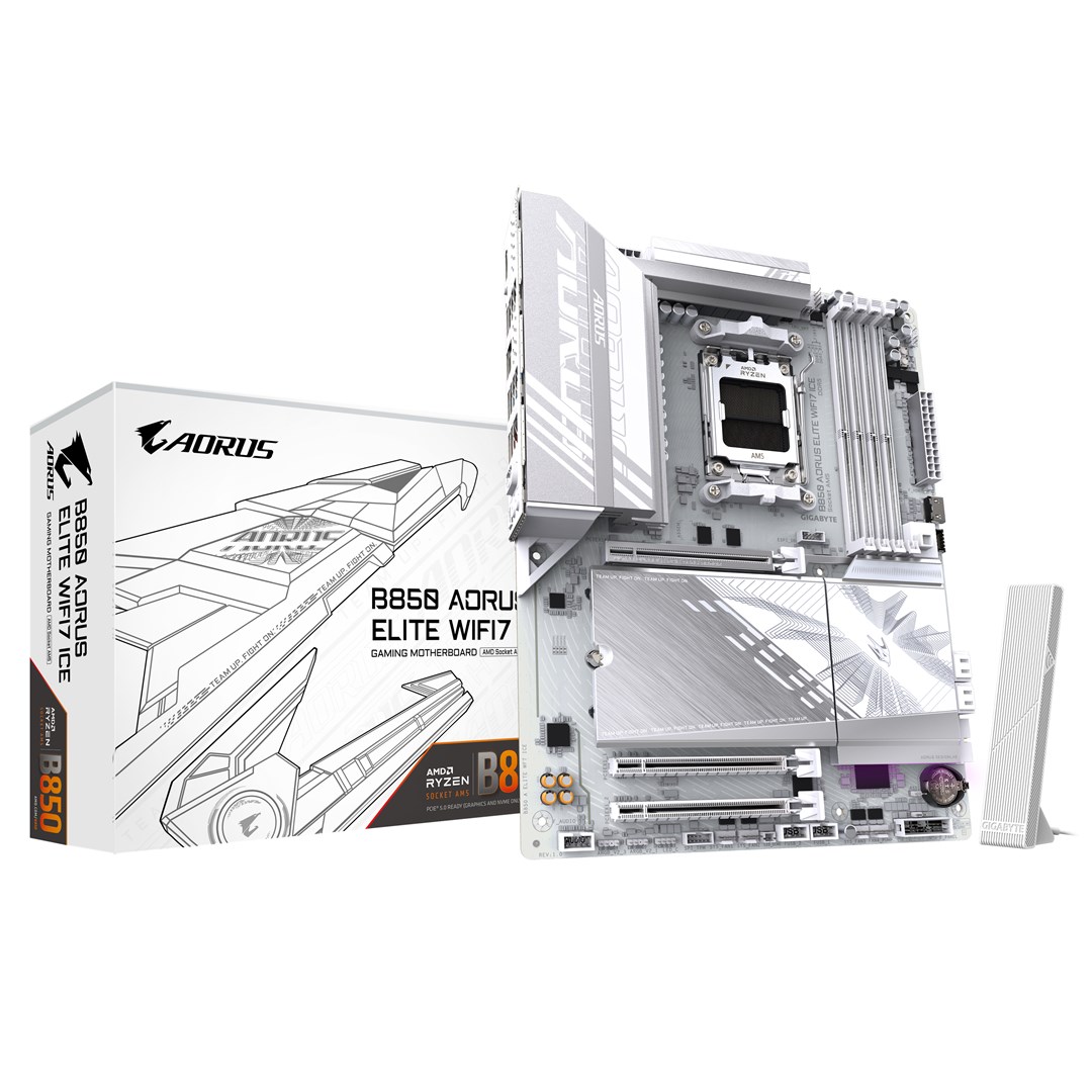 Płyta główna Gigabyte B850 AORUS ELITE WF7 ICE — zdjęcie 1 z 5