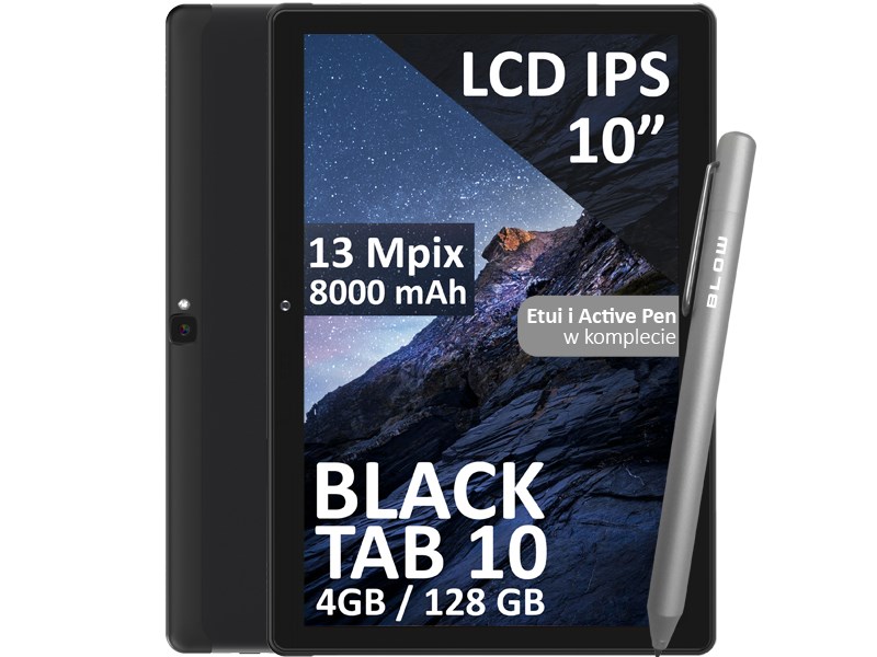 BLOW TABLET BLOW BLACKTAB10 4/128GB 4G LTE IPS — zdjęcie 1 z 8