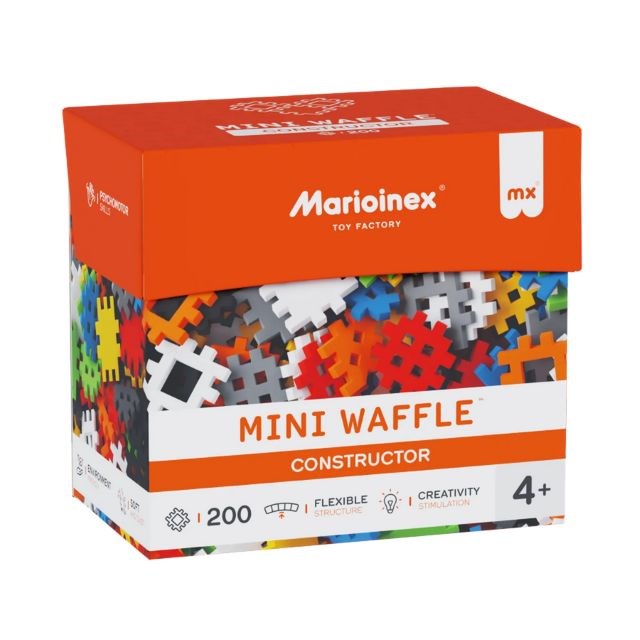 Klocki konstrukcyjne Marioinex Mini Waffle, 200 szt.