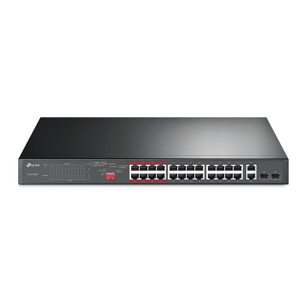 Switch TP-LINK TL-SL1226P 1U 2 Wentylatory