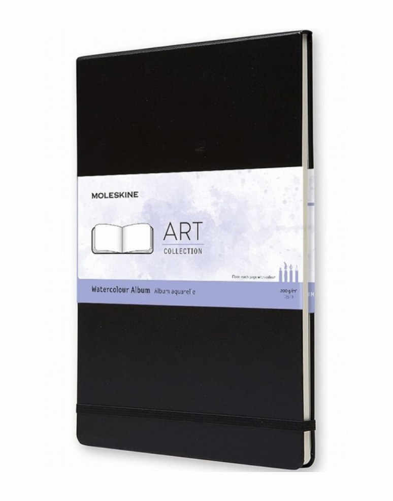 Moleskine Album Watercolor A4, 60 Stron, Czarny — zdjęcie 1 z 4
