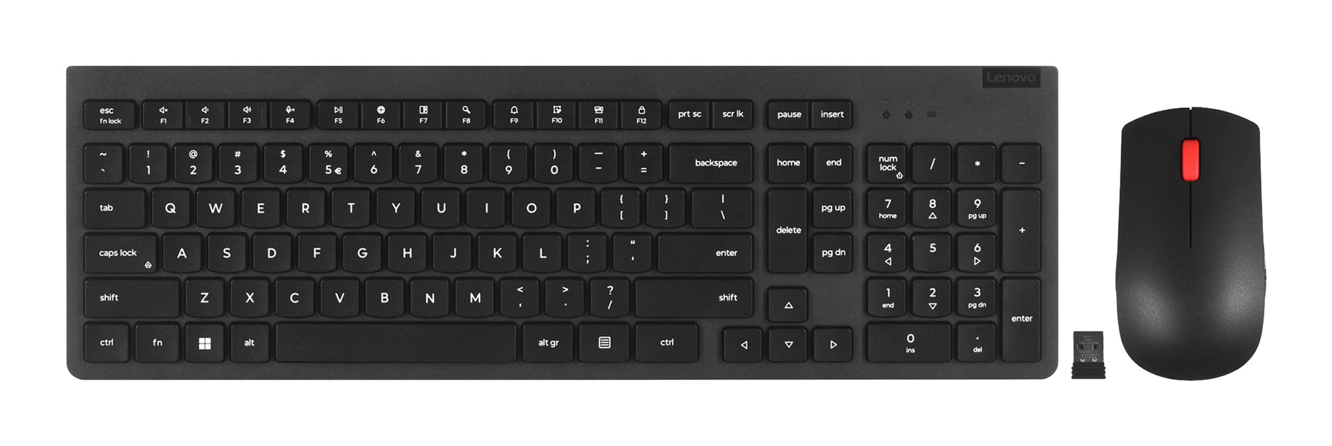 Lenovo Zestaw Essential Gen2 czarny 4X31N50746 — zdjęcie 1 z 8