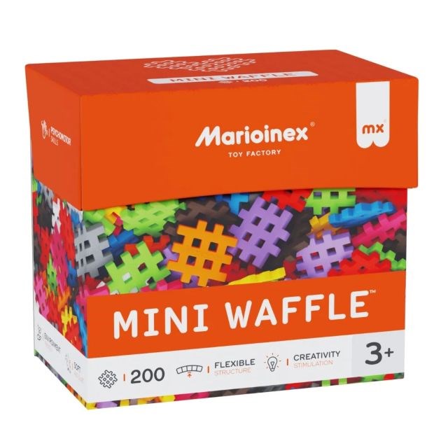 Klocki konstrukcyjne Marioinex Mini Waffle, 200 szt. — zdjęcie 1 z 3