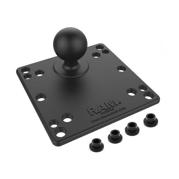 RAM® 100x100mm płytka VESA z kulką - rozmiar C — zdjęcie 1 z 5