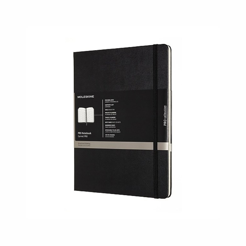 Moleskine notatnik Professional XL, 192 stron, czarny — zdjęcie 1 z 3