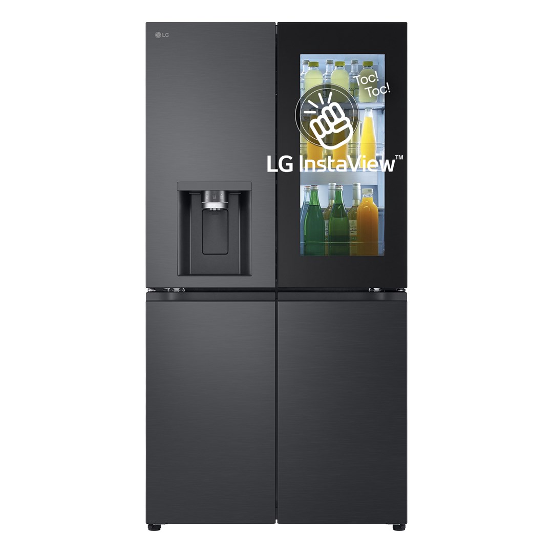 Lodówka Side-By-Side LG GMG960EVJE 179cm czarna — zdjęcie 1 z 8