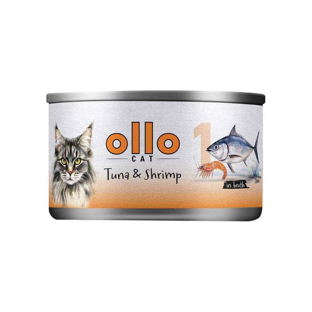 Ollo Tuna with Shrimp in Broth 70g — zdjęcie 1 z 2