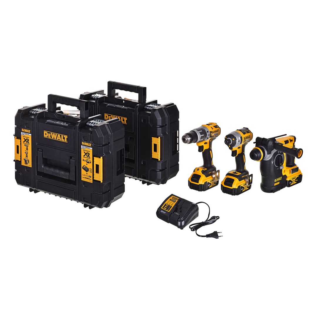 Zestaw Combo 18V DCD796+DCF887+DCH273 3x4,0Ah — zdjęcie 1 z 8