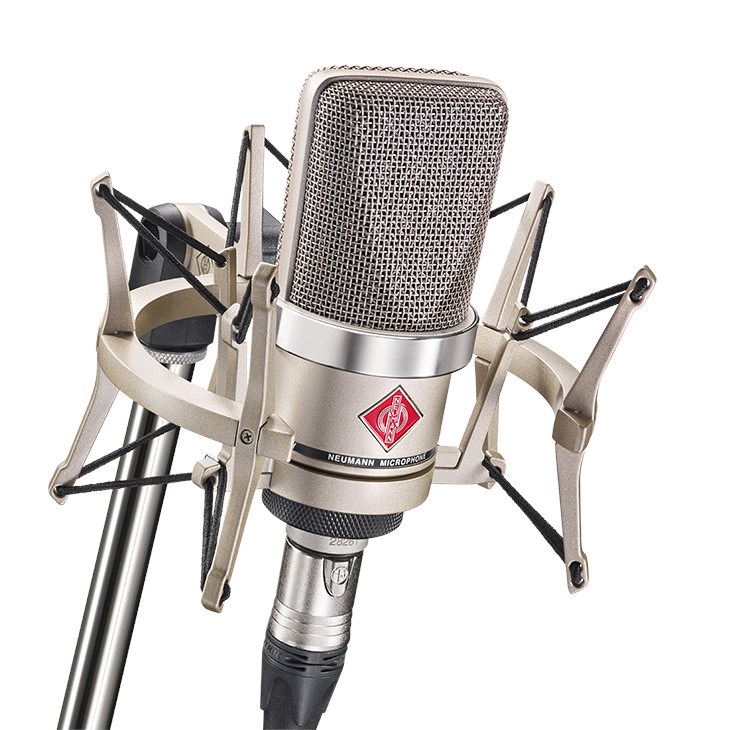 Neumann TLM 102 NI Studio Set - Mikrofon pojemnościowy, wielkomembranowy z uchwytem przeciwwstrząsowym, nikiel — zdjęcie 1 z 3