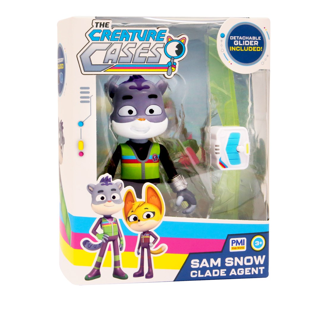 CREATURE CASES S1 CLADE AGENT ACTION FIGURE - SAM SNOW — zdjęcie 1 z 4