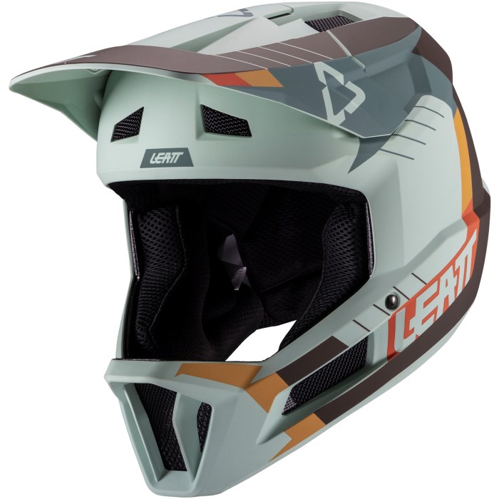 Kask rowerowy typu full face LEATT Helmet MTB Gravity 2.0 V25 rozmiar L, miętowy — zdjęcie 1 z 7
