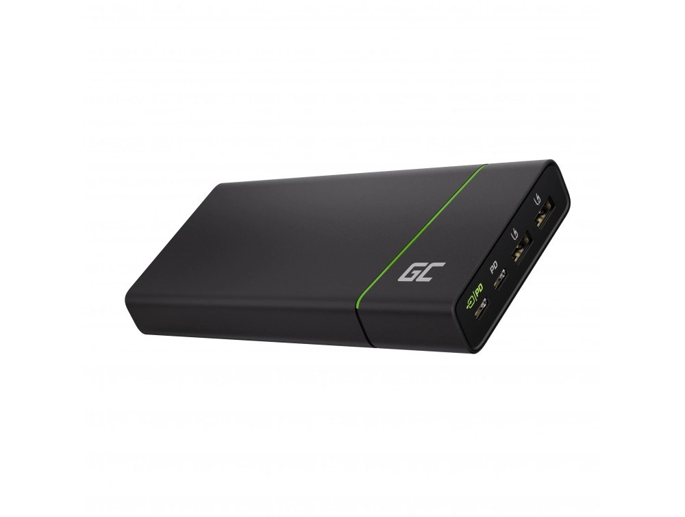 GREEN CELL POWERBANK POWERPLAY ULTRA 26800MAH 128W 2XUSB-C PD 2XUSB — zdjęcie 1 z 5