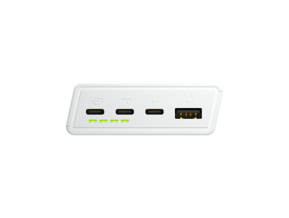 GREEN CELL POWERBANK POWERPLAY 20S BIAŁY 20000MAH 22,5W 3X USB-C PD 1X USB-A — zdjęcie 1 z 8