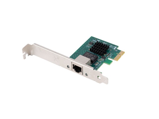 LANBERG KARTA SIECIOWA PCI EXPRESS X1 1X RJ45 2.5G — zdjęcie 1 z 5