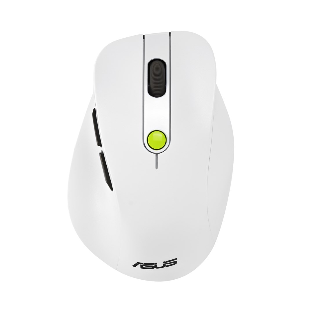 Mysz bezprzewodowa ASUS MD105 Wireless Mouse Volt Green 2400DPI Dual-mode wireless 2.4 GHz and Bluetooth — zdjęcie 1 z 7