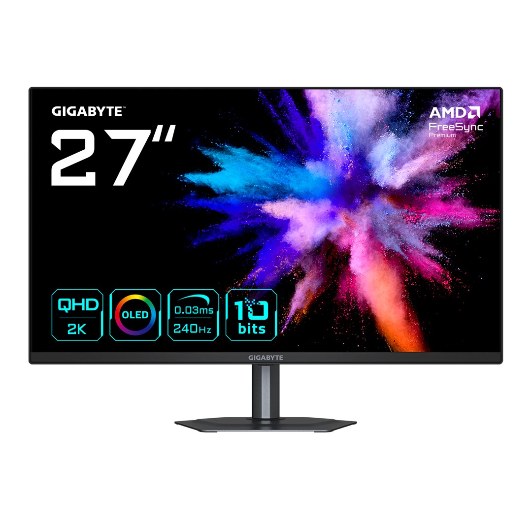 MONITOR GIGABYTE QD-OLED 27" GO27Q24 240Hz — zdjęcie 1 z 5