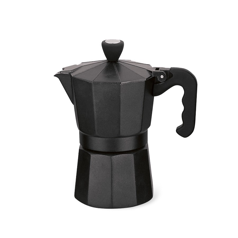 Kawiarka aluminiowa (3 filiżanki; 150 ml) MR-1666-3-BLACK MAESTRO — zdjęcie 1 z 6