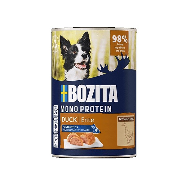 BOZITA pasztet pies kaczka 400g
