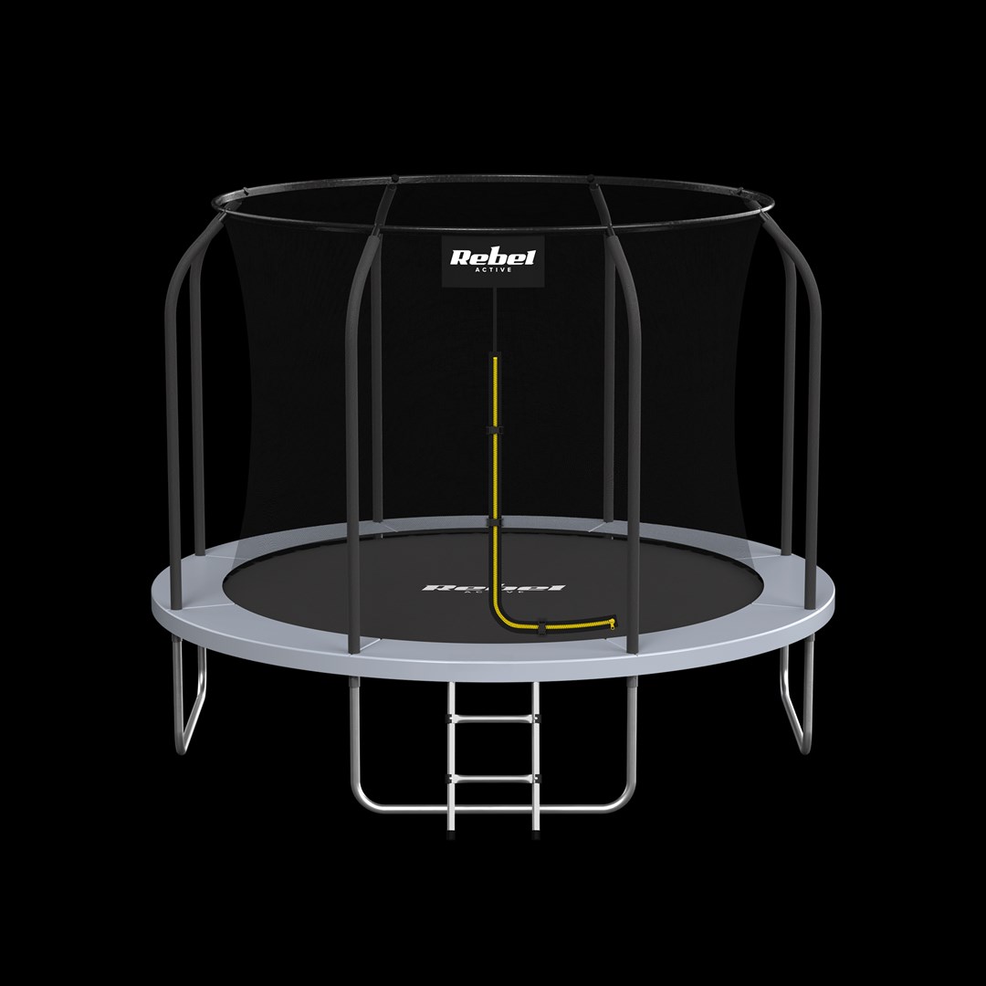 REBEL ACTIVE TRAMPOLINA PRO 14FT/427CM, SIATKA, DRABINKA RBA-8004 — zdjęcie 1 z 8